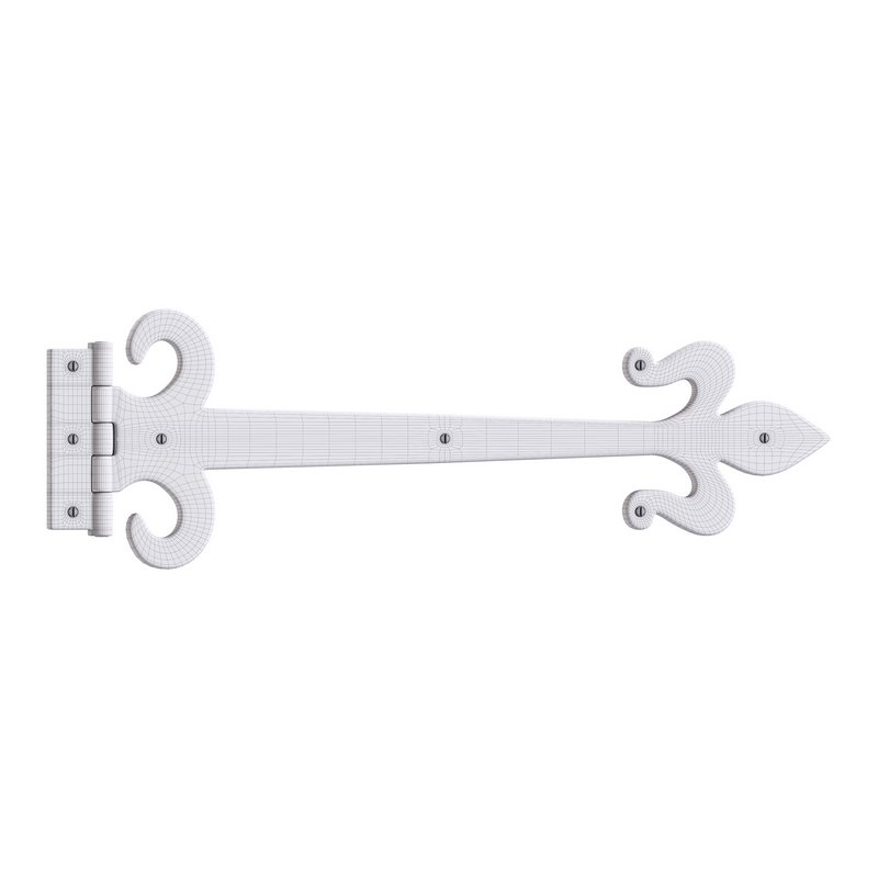 Wrought Iron Flush Mount Door Hinge - Image 14