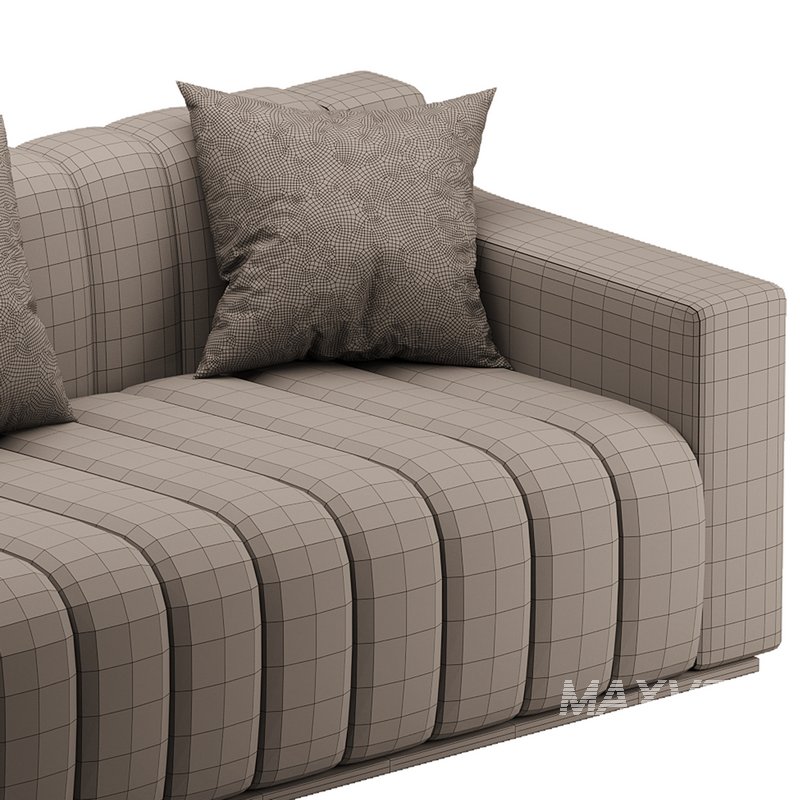 Room Simple Couch Chesterfield Fabric Sofa - Image 13