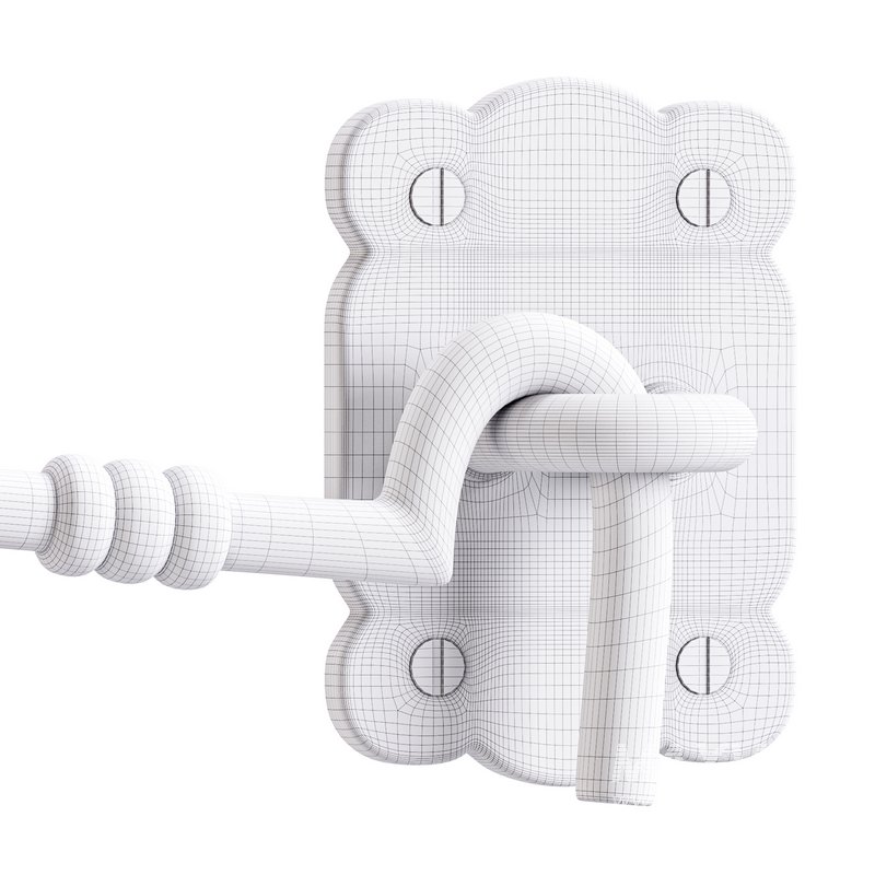 Black Door Latch Lock - Image 15