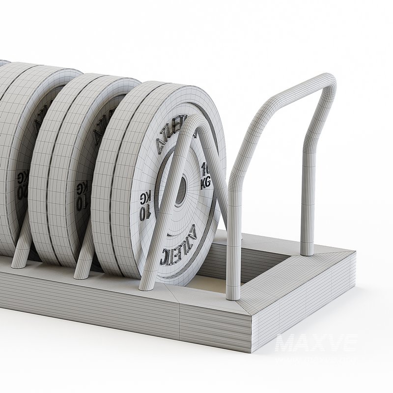 Tusker mobile weight plate rack - Image 17