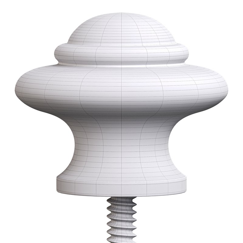 Wrought Iron Cabinet Knob Black Round - Image 15