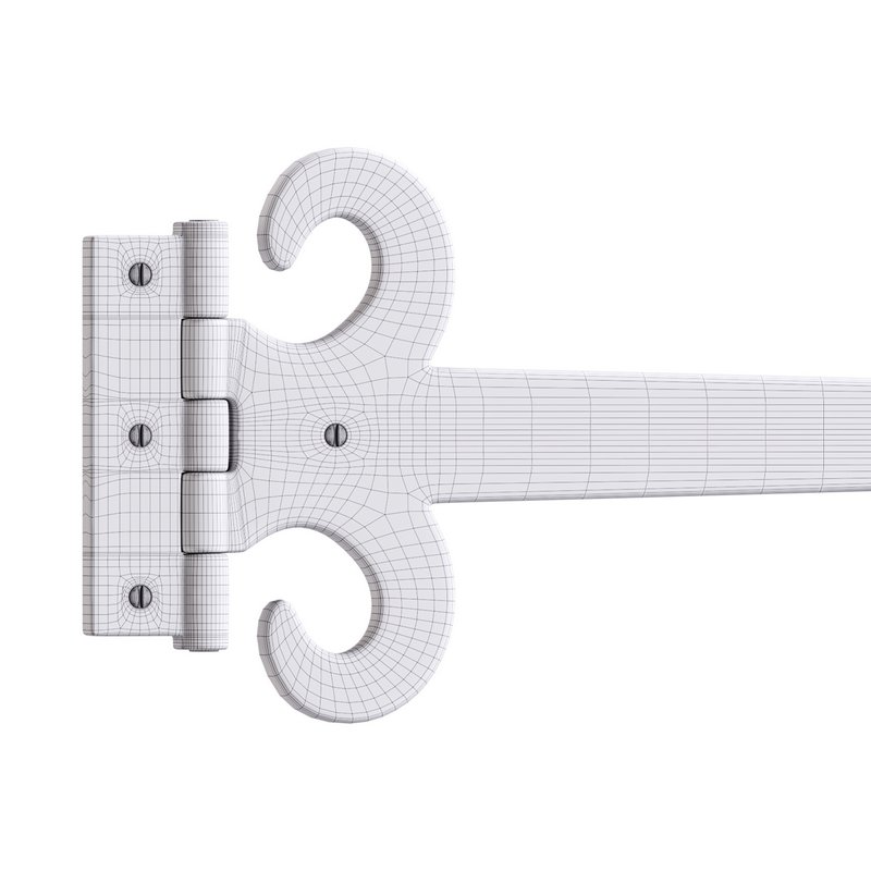 Wrought Iron Flush Mount Door Hinge - Image 15