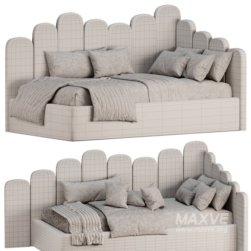 Corner bed Bambini kids multi level - Image 7