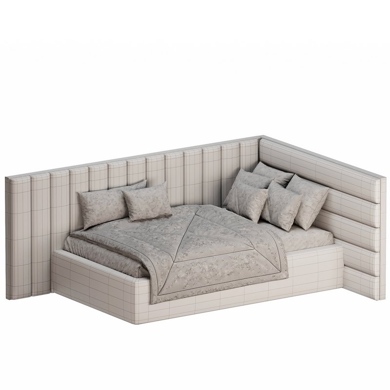 Corner bed Bonpari kids - Image 7