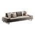 Full Grain Cow Leather Upholstered Sofa - Thumbnail 4