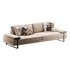 Full Grain Cow Leather Upholstered Sofa - Thumbnail 5