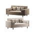 Ritz Luxe 2 Seater Sofa - Thumbnail 2