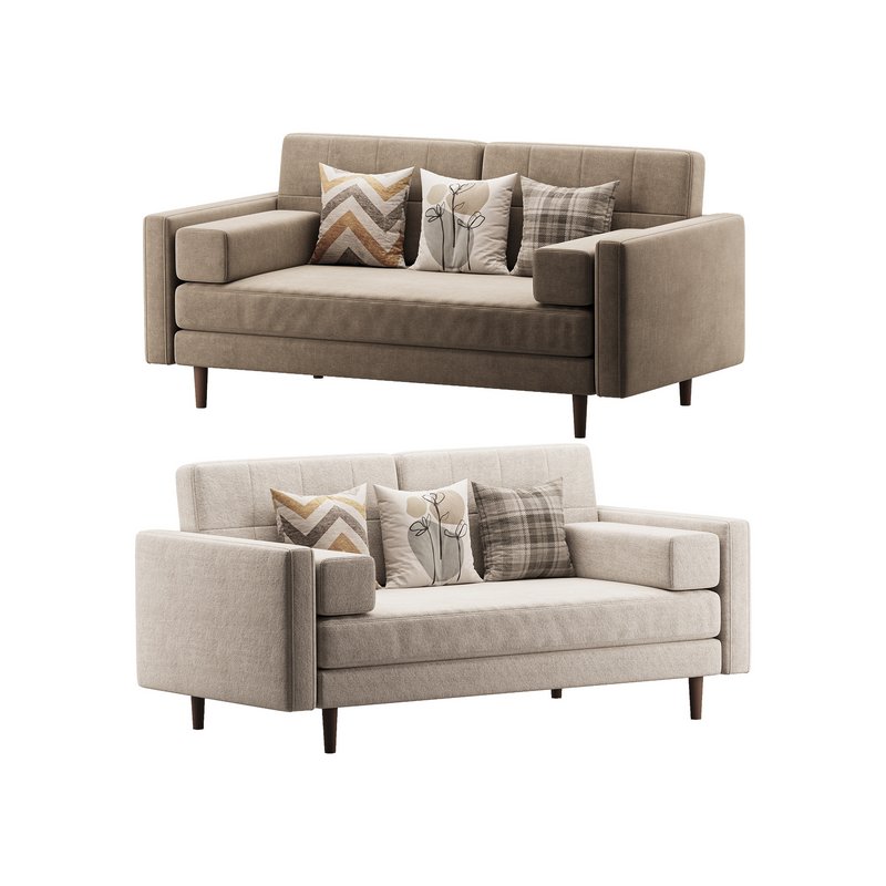 Ritz Luxe 2 Seater Sofa - Image 2