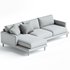 Veneda Chaise longue sofa Designed by Bolia Design Team - Thumbnail 3