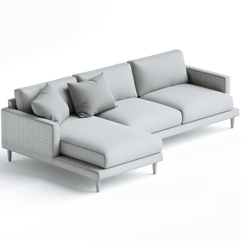 Veneda Chaise longue sofa Designed by Bolia Design Team - Image 3