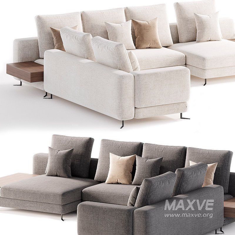 Minotti White Sofa - Image 3
