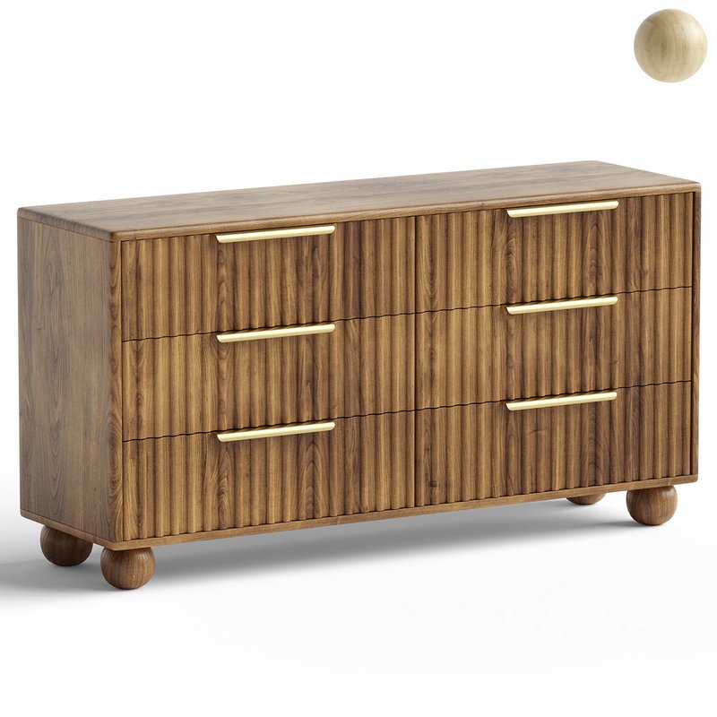 Camila 6 Drawer Dresser - Image 1