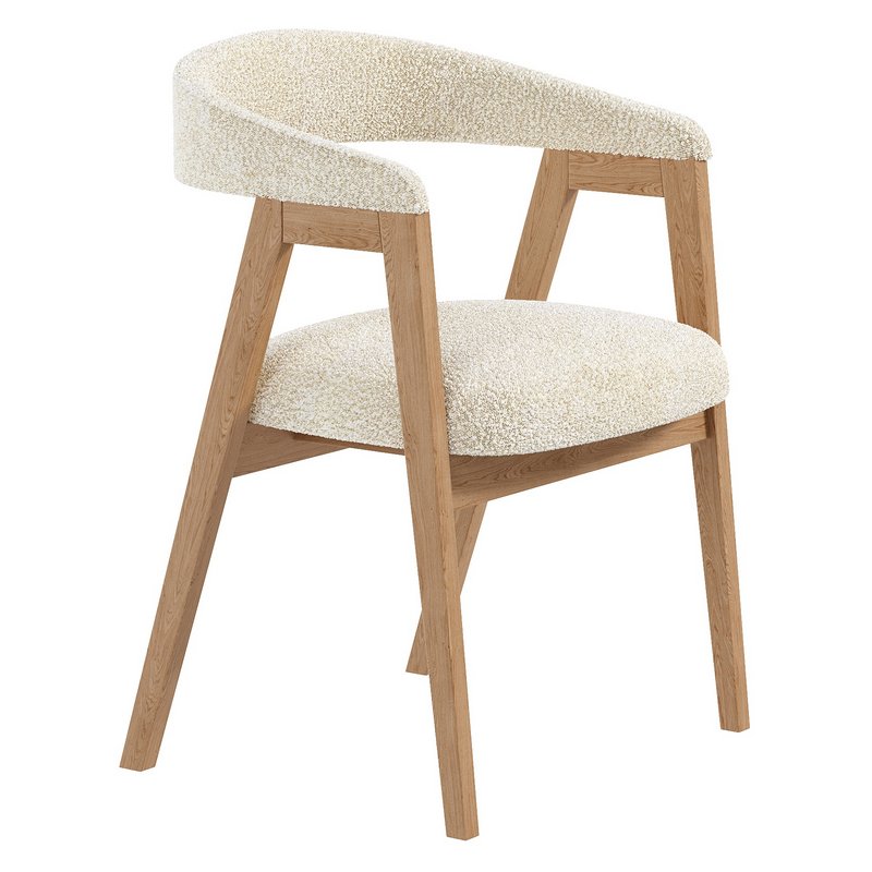 Trevor Chair Cozy White - Image 2