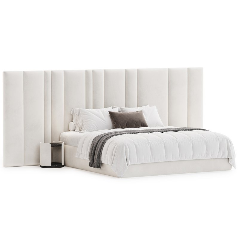 Desire bed with wide headboard - Image 2