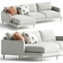 Veneda Chaise longue sofa Designed by Bolia Design Team - Thumbnail 2