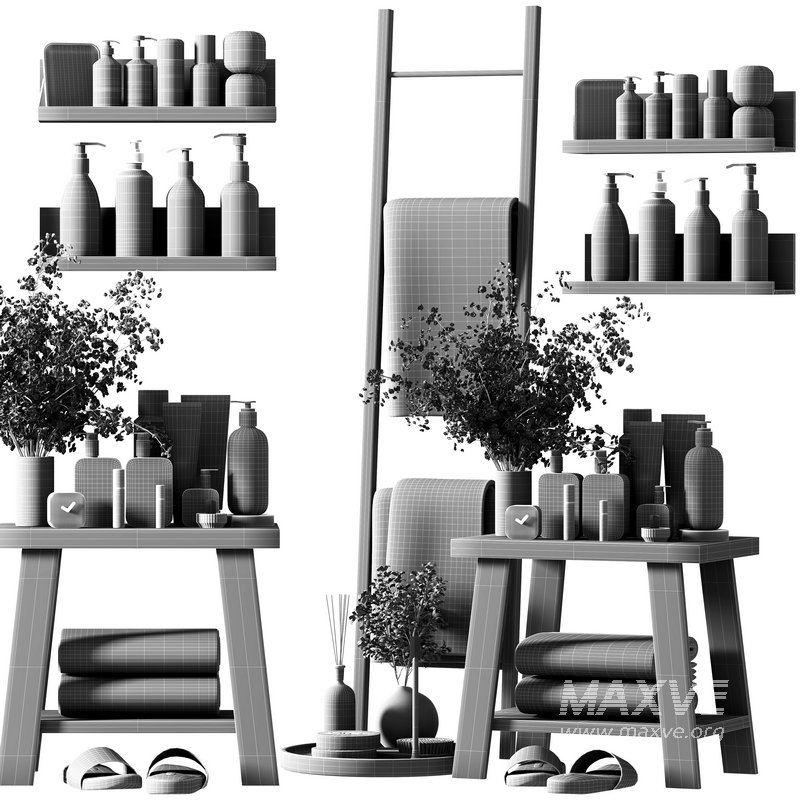 Bathroom accessories set 33 - Image 2