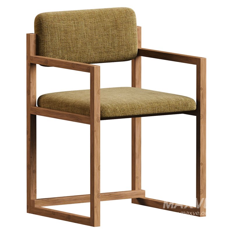 Chaise Alinna en bois massif - Image 4