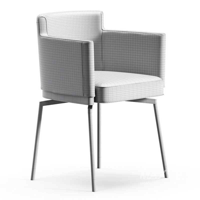 EVORA METAL LEGS UPHOLSTERED CHAIRS - Image 3