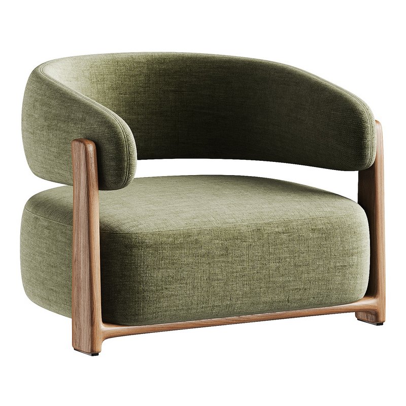 armchair white 2 - Image 4