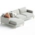 Veneda Chaise longue sofa Designed by Bolia Design Team - Thumbnail 1