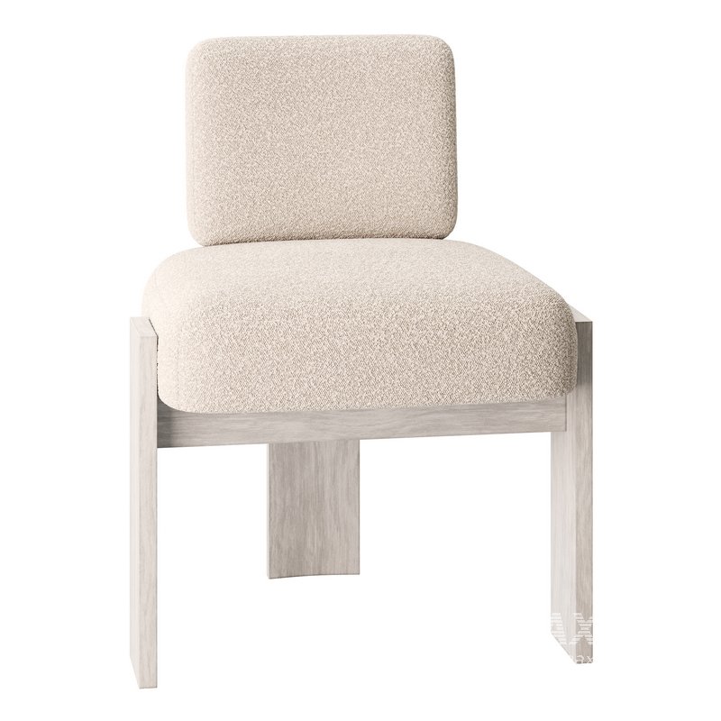 C Back Armless Chair - Image 6
