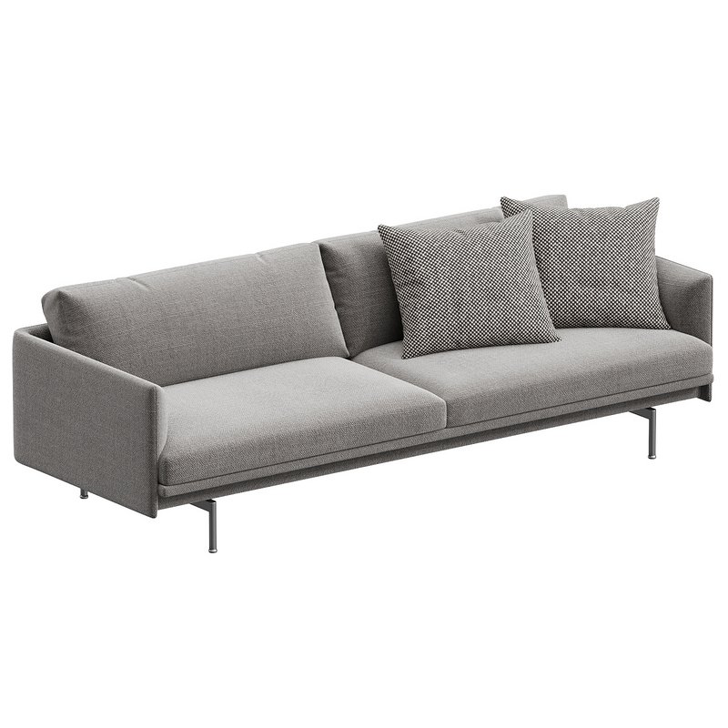 Outline Sofa 3-Seater - Image 1