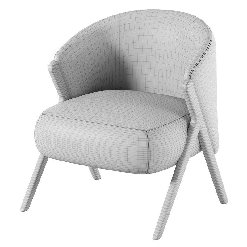 UPHOLSTERED BOUCLE ARMCHAIR - Image 7