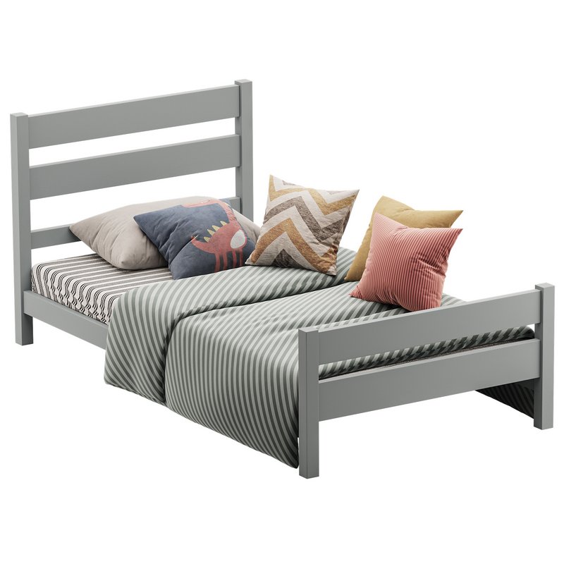 PAPROOS Twin Bed Frame for Kids - Image 3