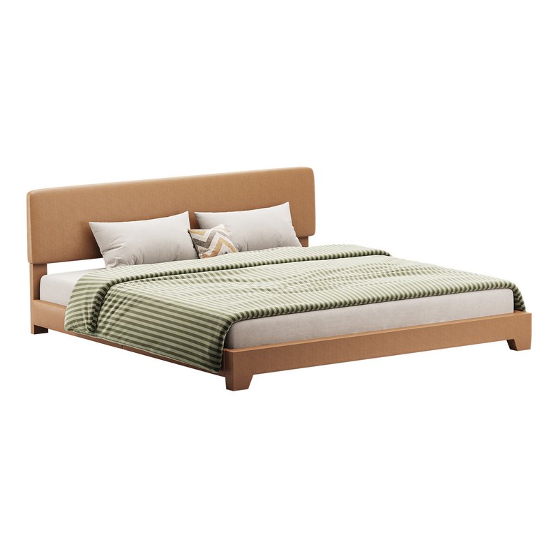 Einfach King Upholstered Platform Bed - Image 3