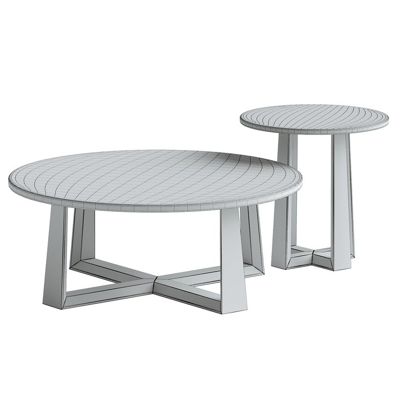 Baudelaire 2 Piece Marble Table - Image 4