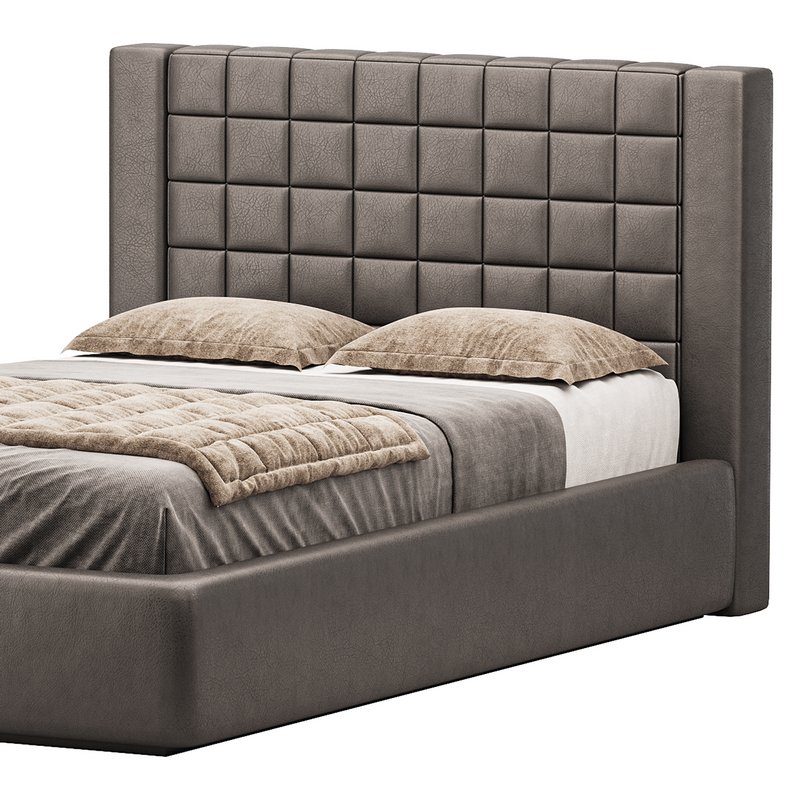 Single bed with upholstered headboard - Image 10