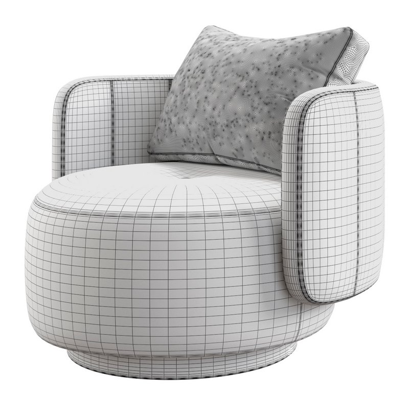 Torii Bold Armchair by Minotti - Image 4