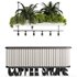 Reception Desk With Hanging Plants – Set11 - Thumbnail 4