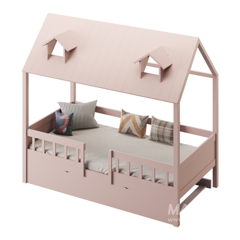 Bed Frame with Trundle - Image 5