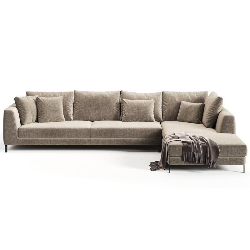 Ray Corner Sectional Sofa By B&B ITALIA - Image 8