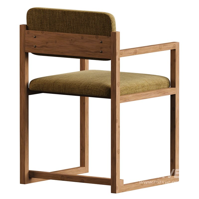 Chaise Alinna en bois massif - Image 2