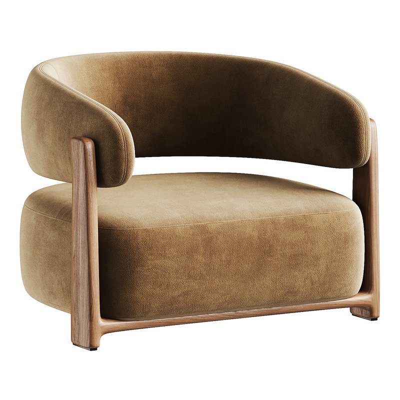 armchair white 2 - Image 1