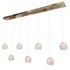 Lazio 7-Light Linear Multi-Drop Pendant Currey Company - Thumbnail 5