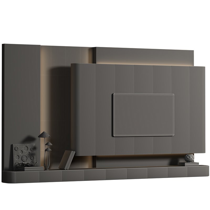 tv wall minimal set 15 - Image 2