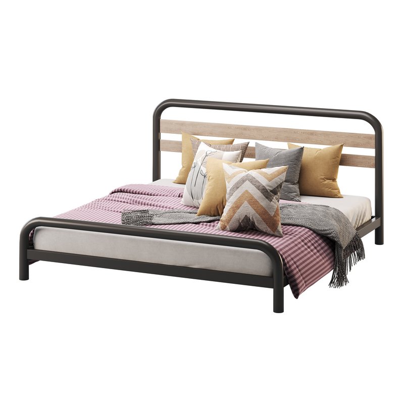 Soonbuy Queen Size Platform Bed - Image 1