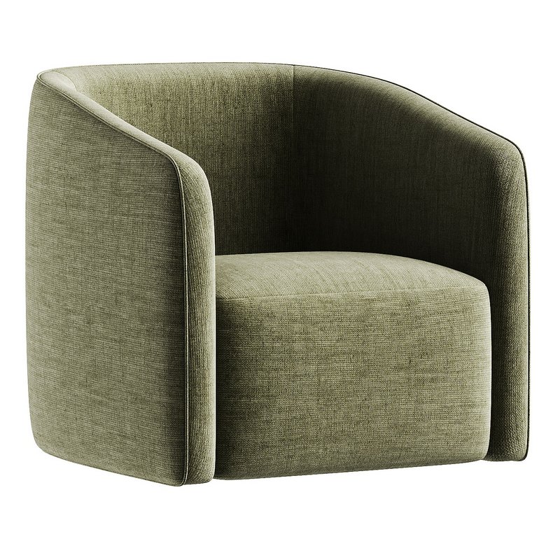 armchair white 5 - Image 3