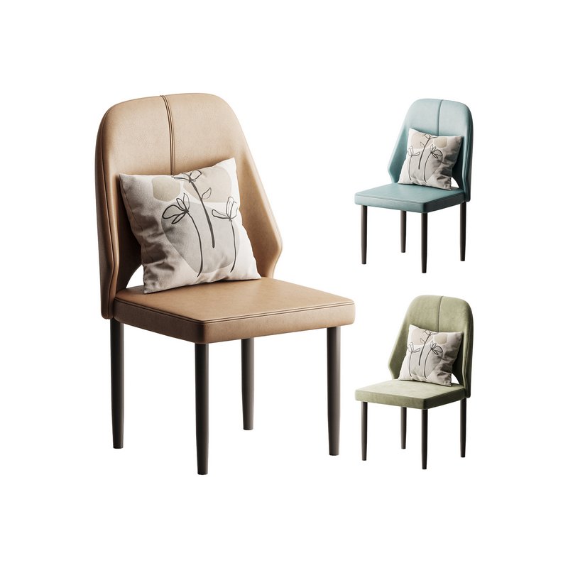 Bordered Sturdy Faux Leather Upholstered - Image 3