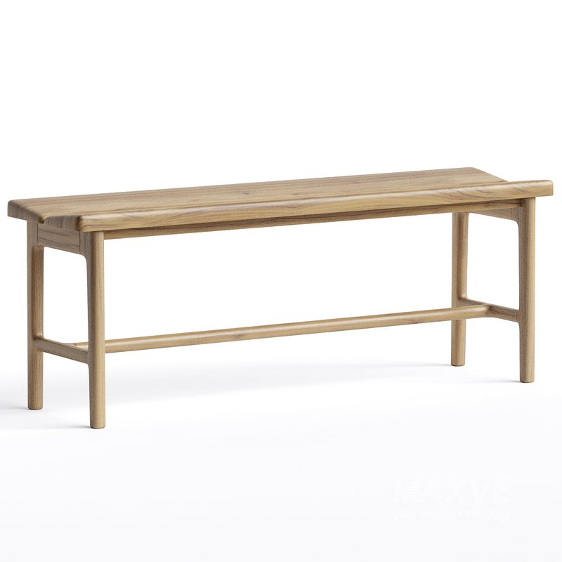 Handmade oak dining table bench - Image 1