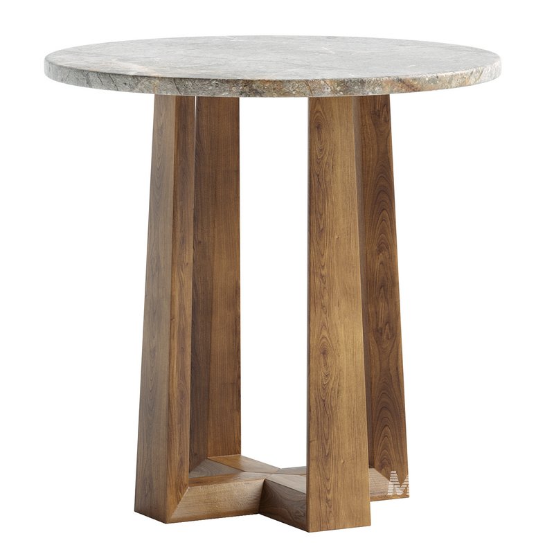 Baudelaire 2 Piece Marble Table - Image 3
