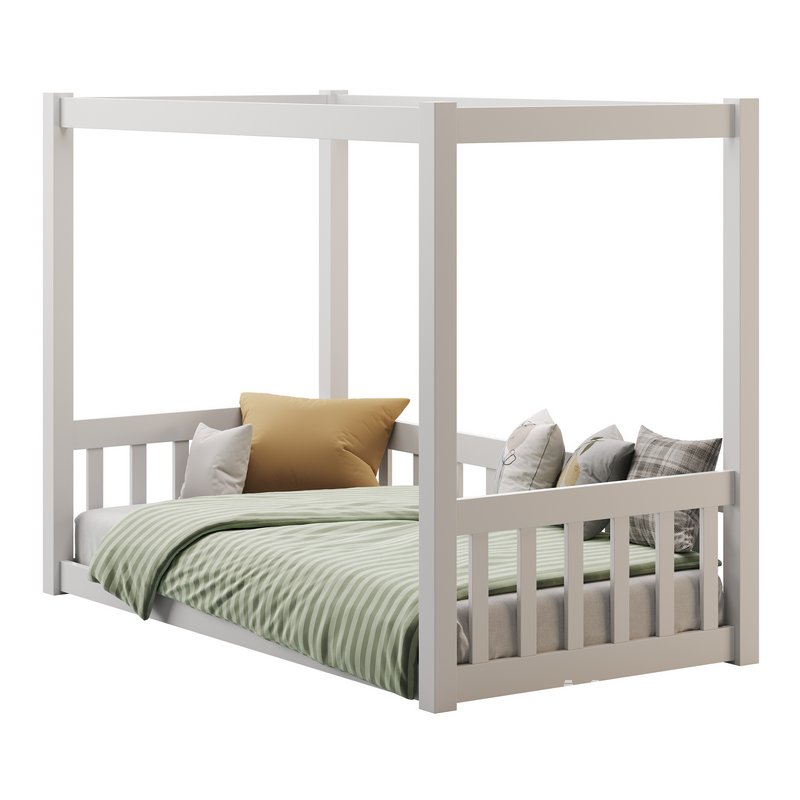Floor Bed with Fence - Image 5