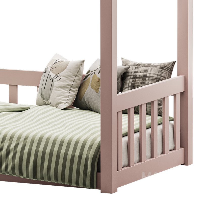 Floor Bed with Fence - Image 9
