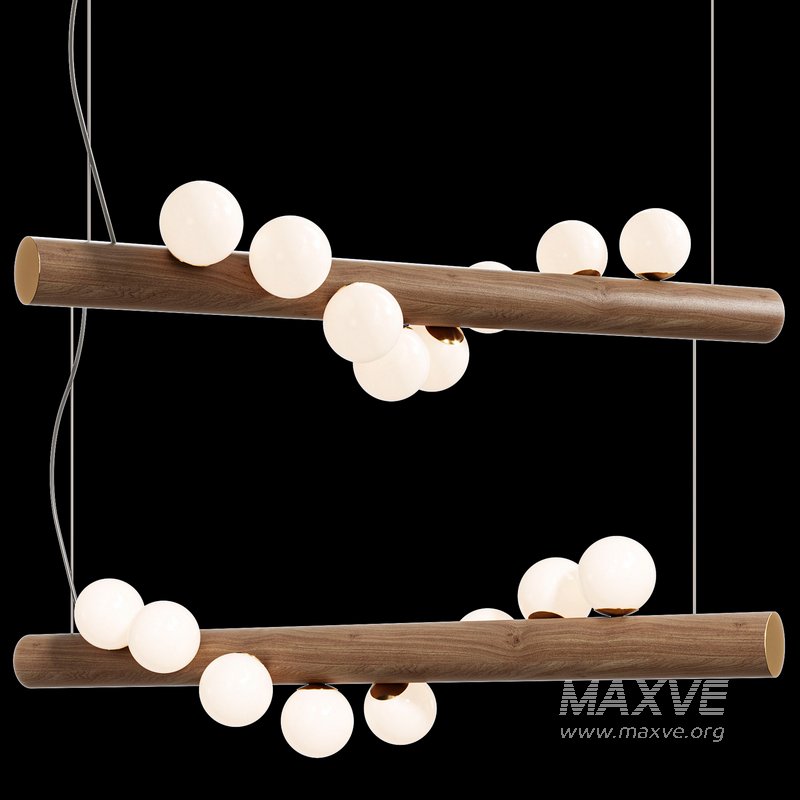 Scandinavian Wooden Pendant Lamp - Image 5