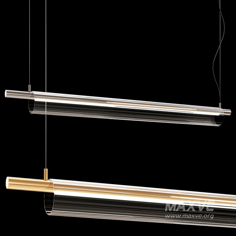 Linear pendant light Cristal 15W Warm white - Image 6