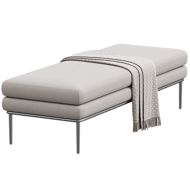 Amura Alisa Upholstered bench Design Luca Scacchetti - Image 2