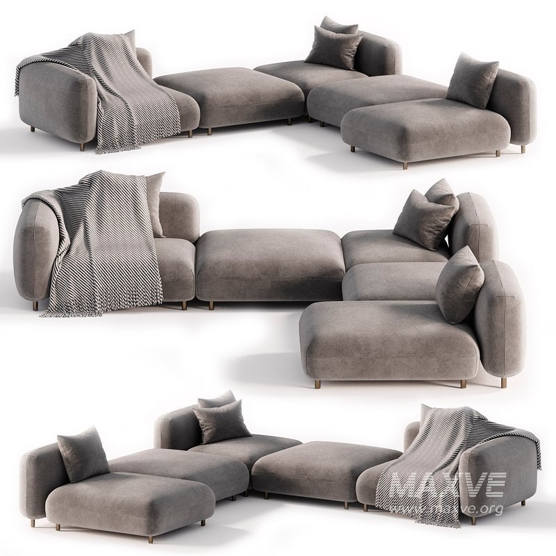 Tokio Modular fabric Sofa 2 - Image 1